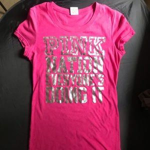 PINK NATION Logo Tee